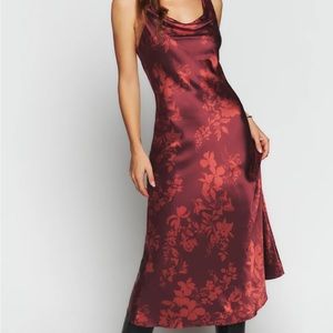 Reformation Bryn silk dress size 8
